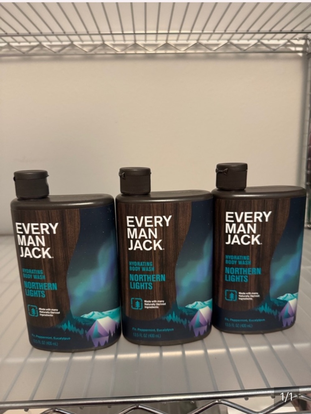 EVERY MAN JACK. HYDRATING BODY WASH NORTHERN LIGHTS